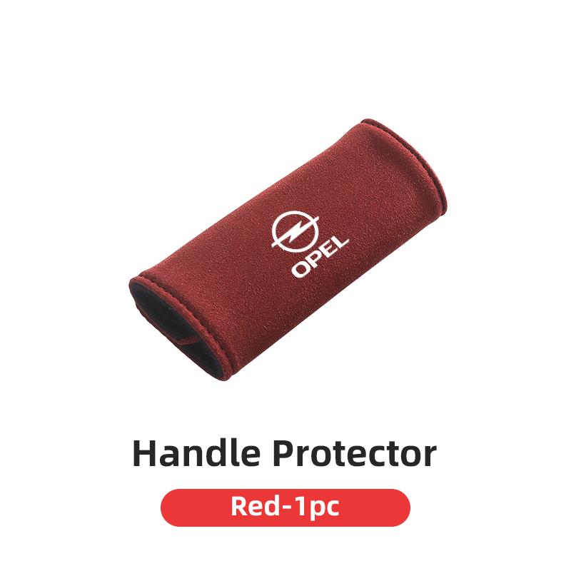 Car Handle Protection Gloves Roof Rails Soft Leather Protective Covers Imitation For Opel Corsa Astra Insignia Vectra Zafira lce033