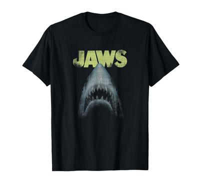 Jaws From Beneath Neon Logo T-Shirt