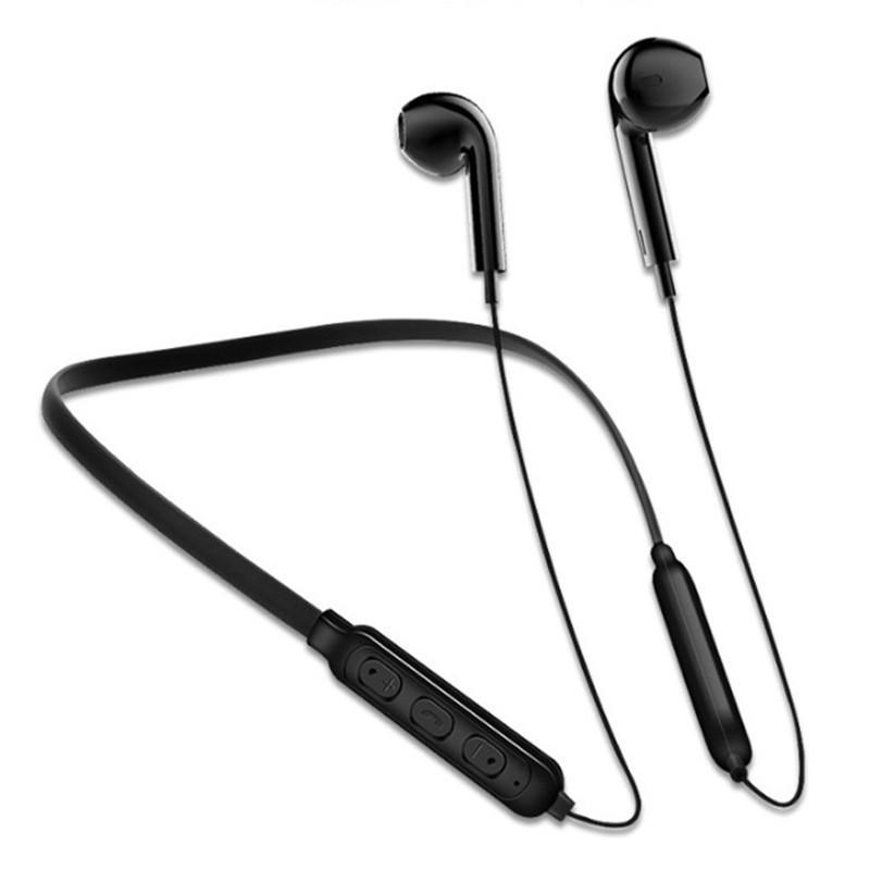Cross-Border Neckband Bluetooth Headset with Extended Battery Life for Sports and Running