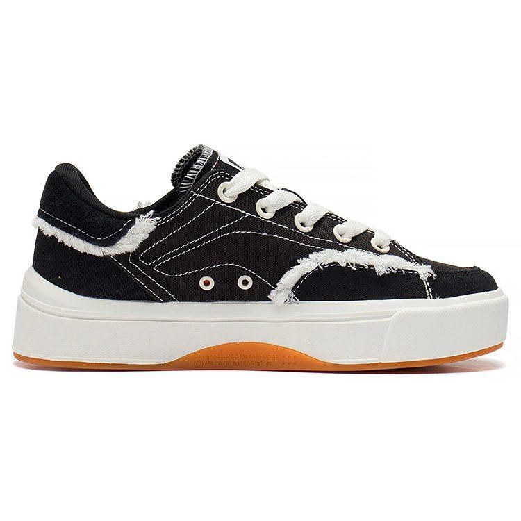Li Ning Comfy Textile, Leather Slip Resistant, Abrasion Resistant, Lightweight Low top Skateboard Shoes Women's AGCS036-1