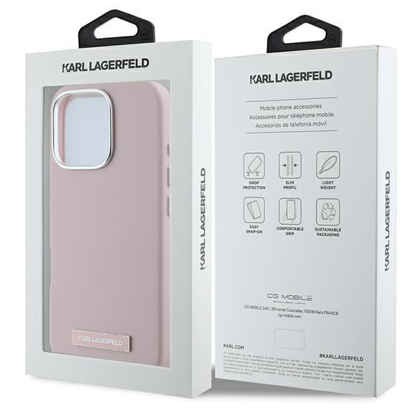 Karl Lagerfeld Klhmp16Xpgmsrpp Iphone16 Pro Max 6.9 Różowy/Pink Hardcase Fw Metal Plate Magsafe