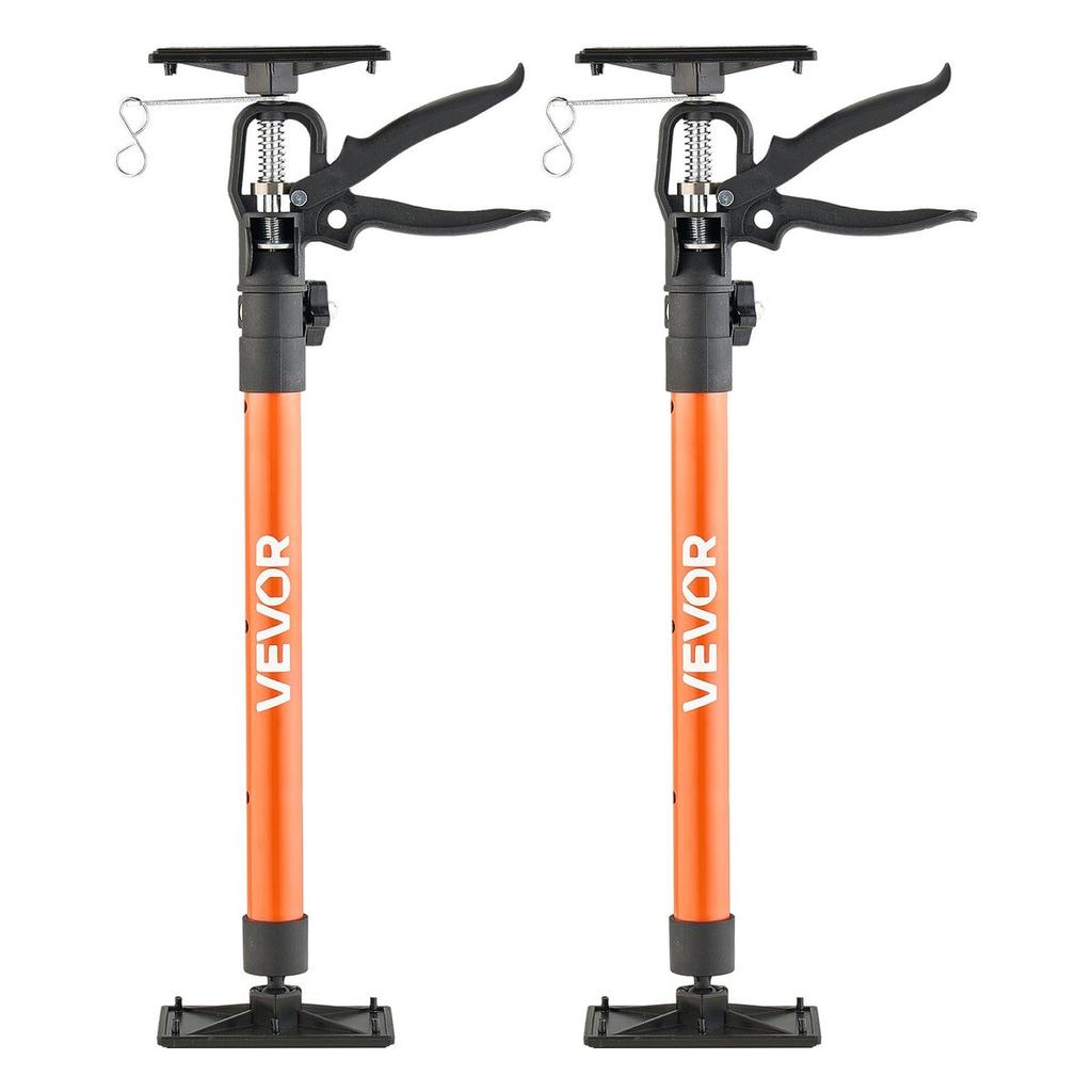 Cabinet Jack Support Pole, 2-Pack, 54-155 cm Steel Telescopic Quick Support Rod, Adjustable 3rd Hand System up to 70 kg Capacity for Installing