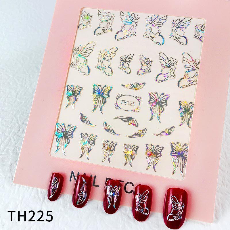 New Year Nail Art Stickers Bronzing Year of the Dragon Chinese Style Mahjong Cartoon Nail Stickers Decoration