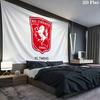 FC Twente Art Wall tapestry, aesthetic printed fabric blanket, suitable for bedroom, living room, and home decor.