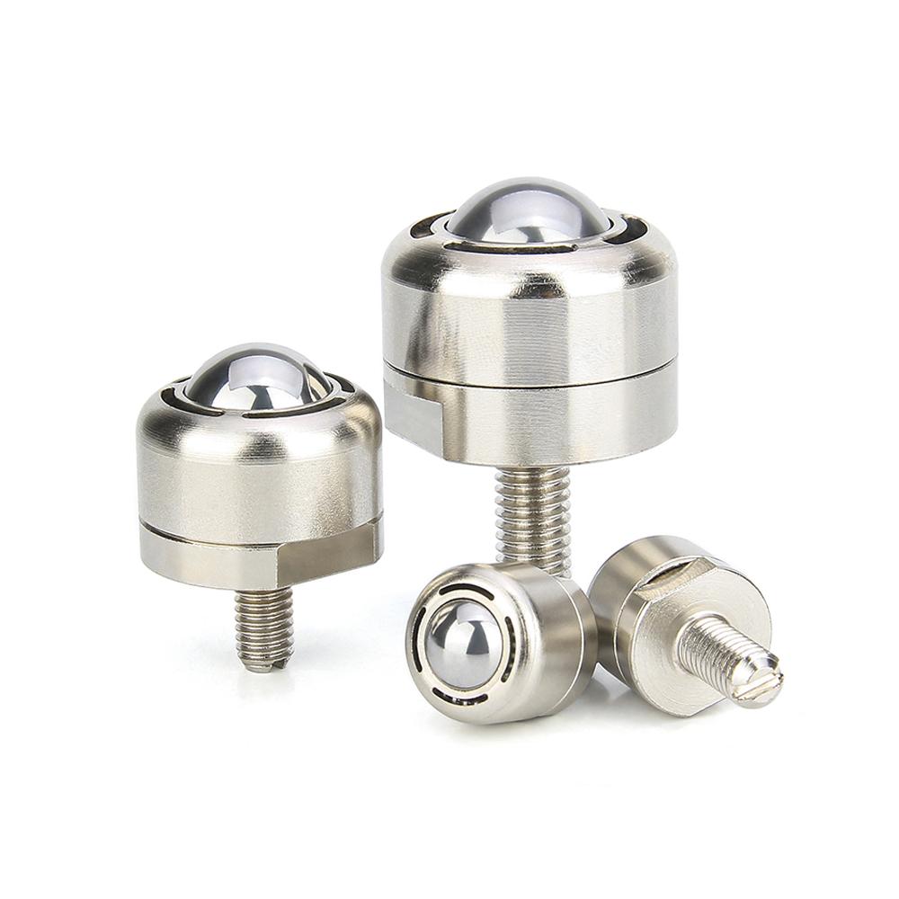 High Duty Ball Rollers with Threaded Rod and Dust Hole Carbon Stell Ball Transfer Units