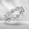 Wholesale Eternity Band Promise ring 925 Sterling silver Diamond cz Engagement Wedding Rings for women Men Finger Party Jewelry