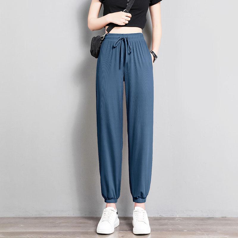 Femei de culoare uni cu talie înaltă cu cordon picior lat pantaloni lungi pantaloni de dans yoga cu picior lat pentru yoga alergare jogging gimnastică