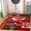 Kansas City Football Personalized Name Carpet Perfect For Hallway Outdoor Decorate Room Dormitory Antislip Rug Decorate Offices Spiritual Gift