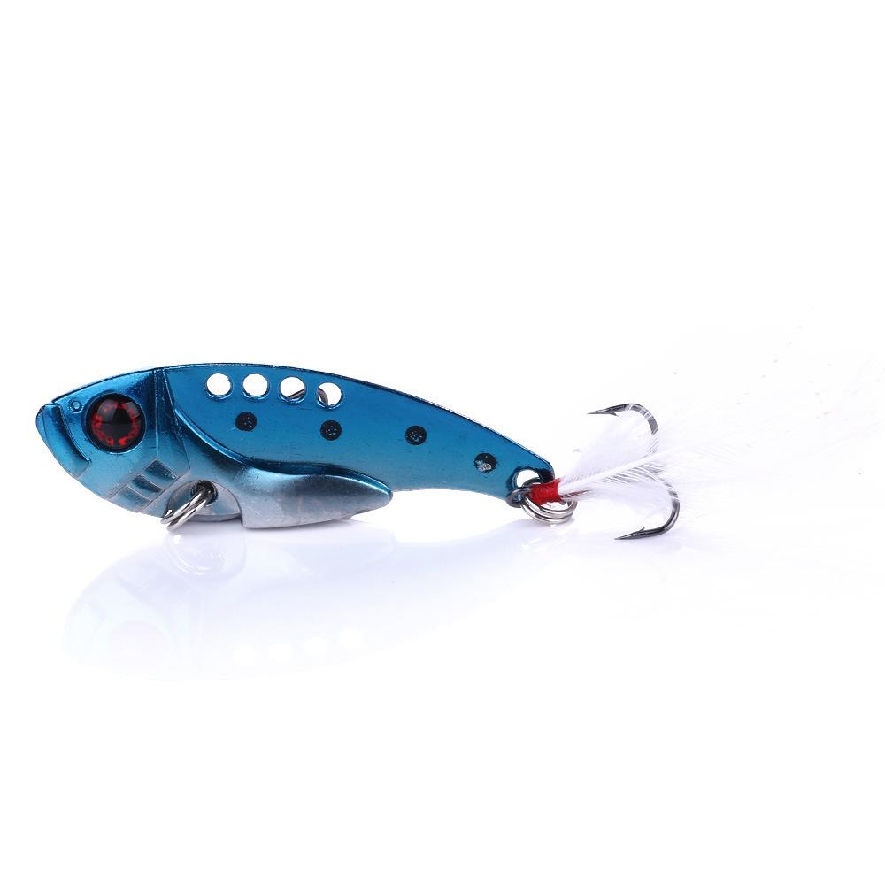 

Full Swim Layer Metal FeatherVIBLuya Bait8Number Hook11G5.5CMBionic Fake Bait for Freshwater and Saltwater Fishing, Special for 5.5CM-11G-8