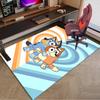 Bluey Friends Adventure Area Rug Office Rug, Chair Rug, Decor Carpet Livingroom Bedroom Mat, Large Size Fan Gifts Christmas Gifts