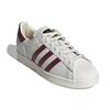 Adidas Superstar Off White Maroon Unisex Sneaker Rot H68187