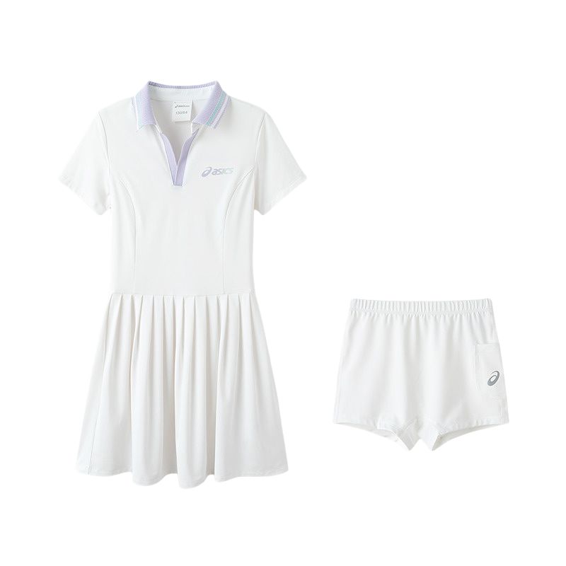 ASICS Dress Sports Performance 2 Piece Set Raw White Children Aged 3 7 Years Old 332251110056-0001 110