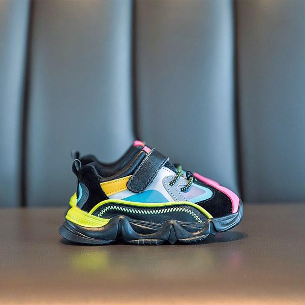 

New Spring/Autumn Baby Shoes Leather Toddler Girls Shoes Soft Sole Non-slip Fashion Little Boys Sneakers EU 15-25 21