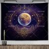 Tarot Tapestry Nordic Flower Series Room Background Cloth Moon Phase Wall Hanging Tapestries Living Room Bedroom Altar Cloths
