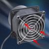 81CFM 5700RPM Air Mover Inline Duct Fan Blower Fan Ventilation System Easy Assembly ABS Construction