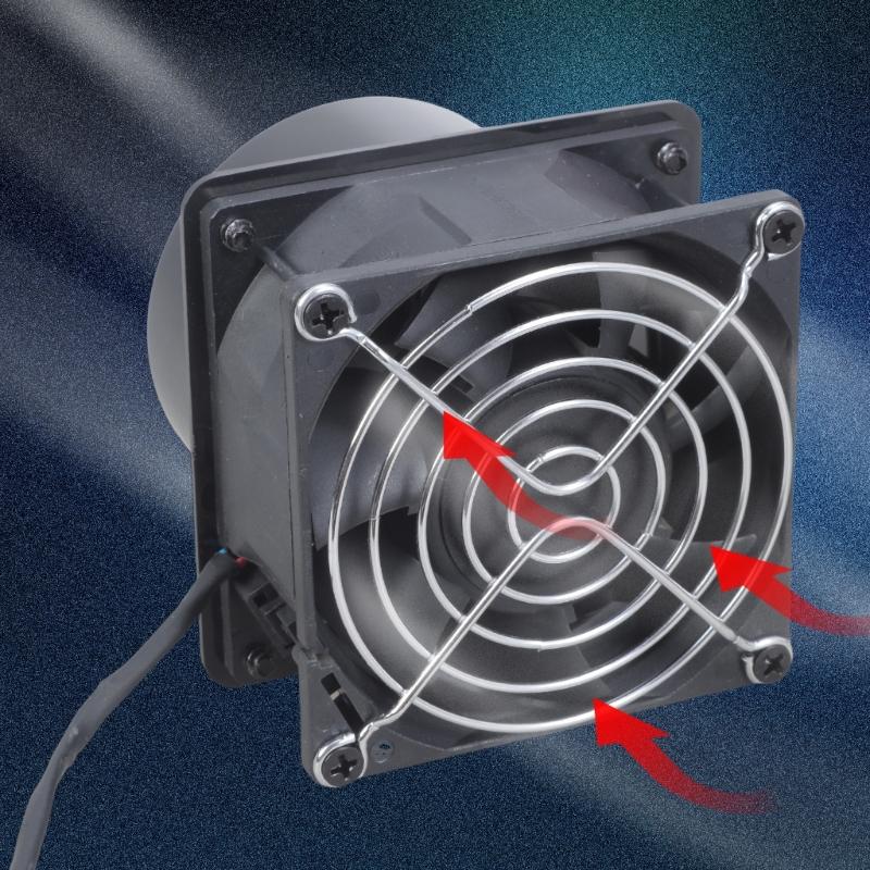 81CFM 5700RPM Air Mover Inline Duct Fan Blower Fan Ventilation System Easy Assembly ABS Construction