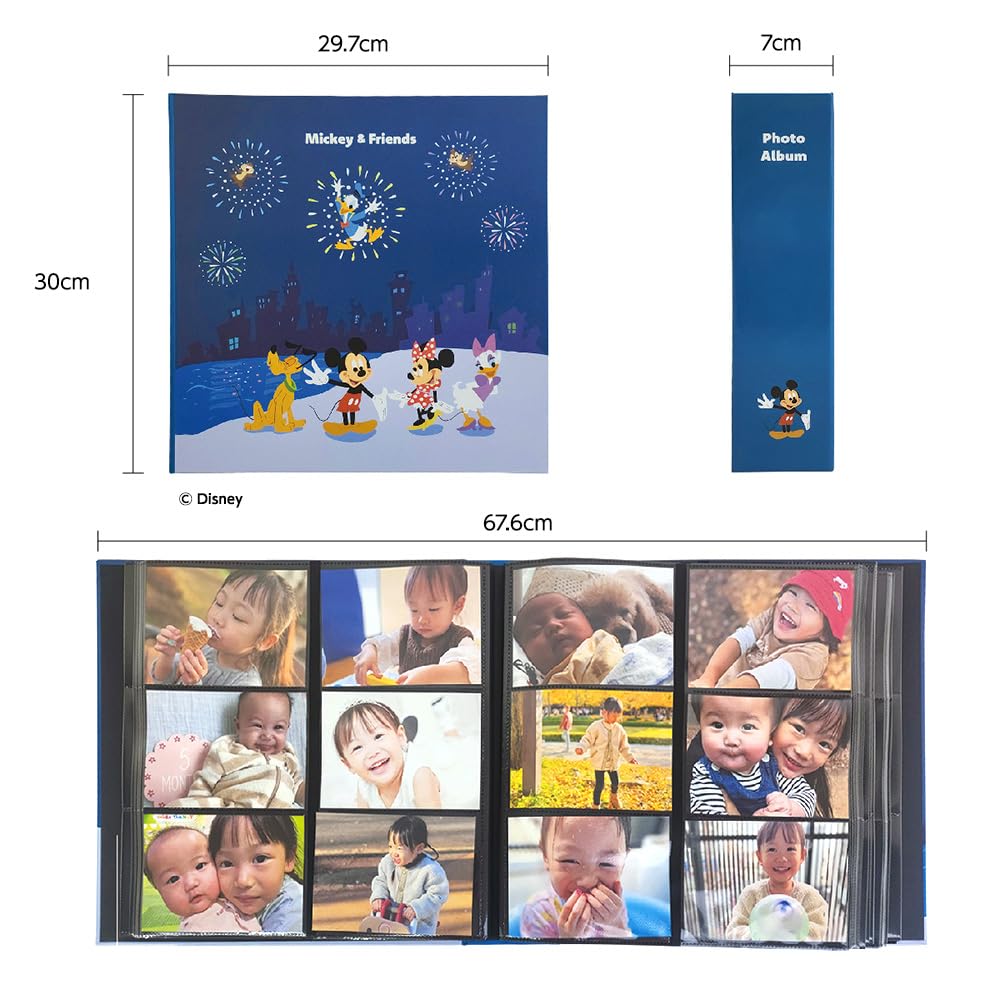 Nakabayashi Disney Character Album, Large Capacity, Holds 720 Photos, IT-DY6L-720-08, Zootopia