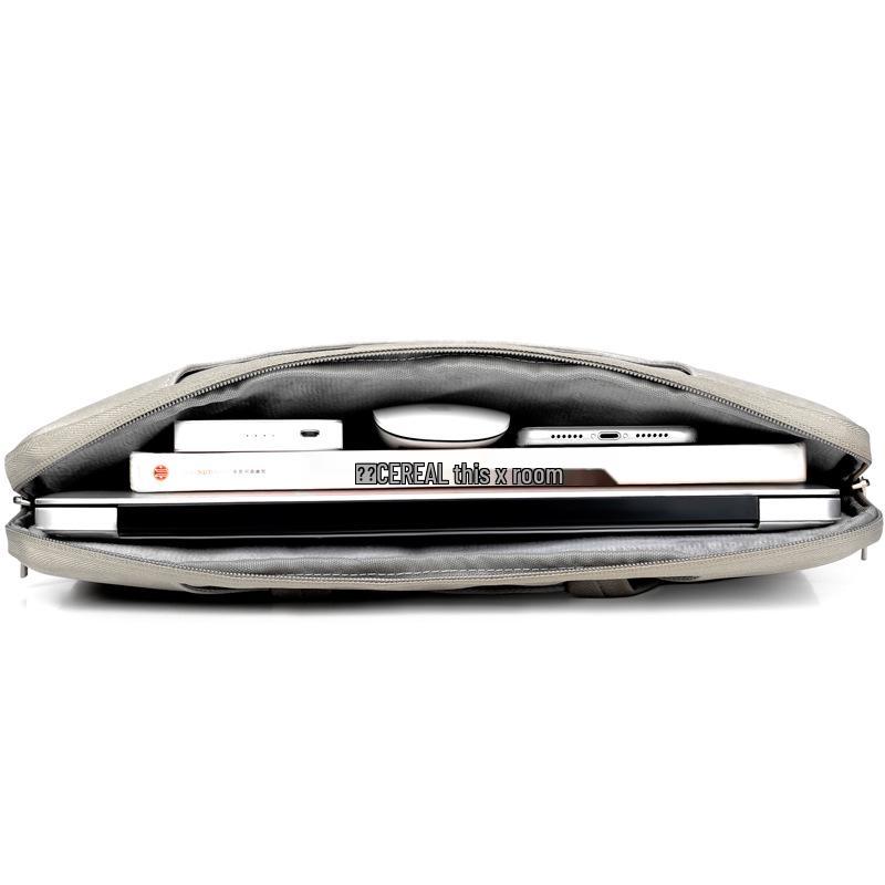 Damen Handtasche aus verschleißfestem PU-Leder: Tablet- & Laptop-Hülle, Leichte Umhängetasche