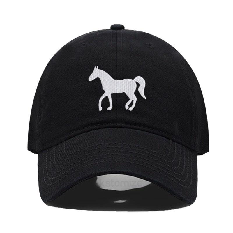 Șapcă de baseball pentru femei Șapcă pentru bărbați Bumbac spălat Broderie cal de desene animate Șapcă tată Șepci sport de golf pentru bărbați Pălării de soare Dropshipping