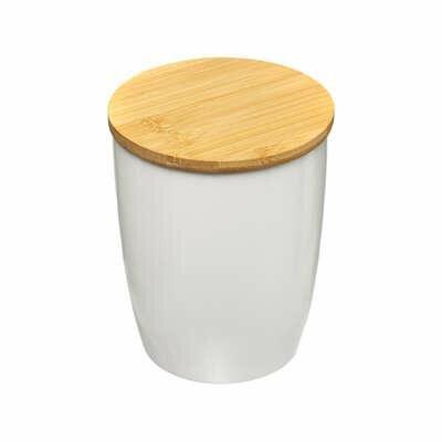 Ceramic Jar with Bamboo Lid Seramik 0.85l