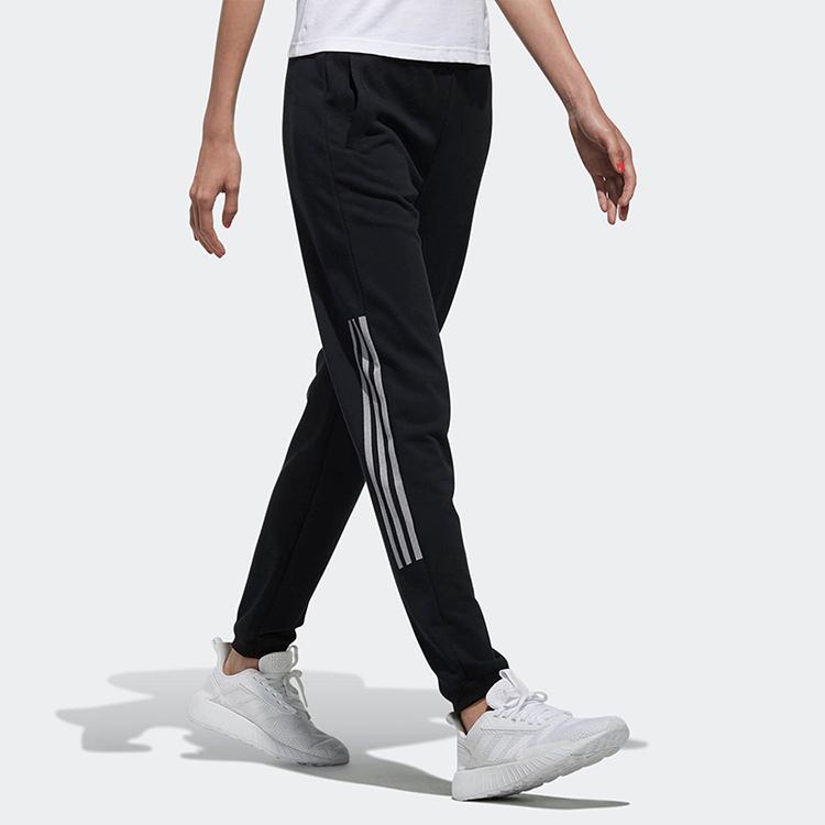 Adidas Neo Casual Running Knitted Straight Leg Pants Women Pants Black DM2054