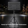 Iron Music Stand with Three-Panel Rest Folding for Classrooms