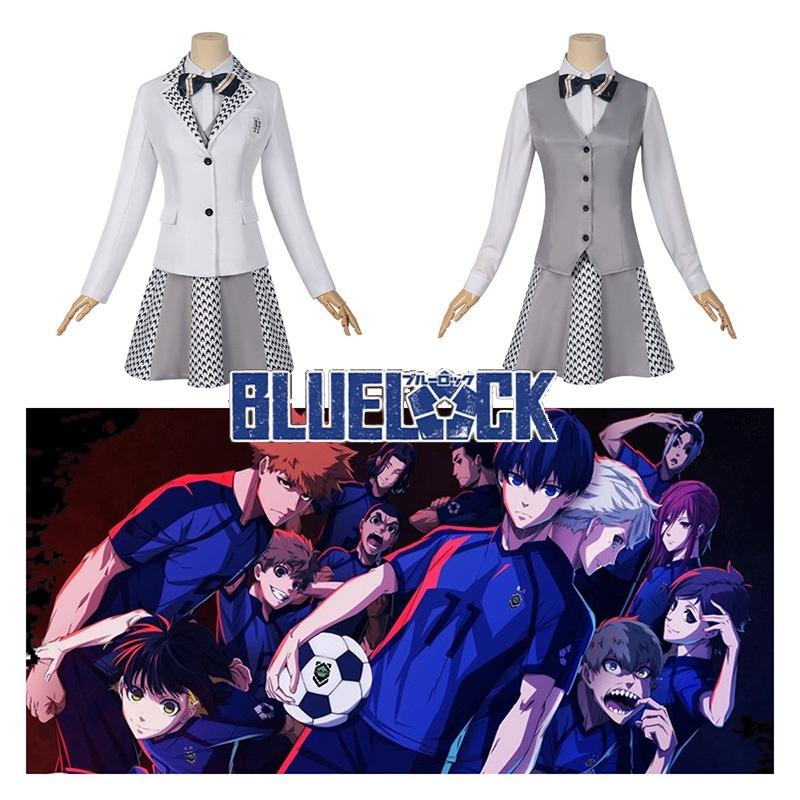 Blue Prison Cosplay Costume Set For Anime Roleplay Made Of High-quality Polyester Fibers