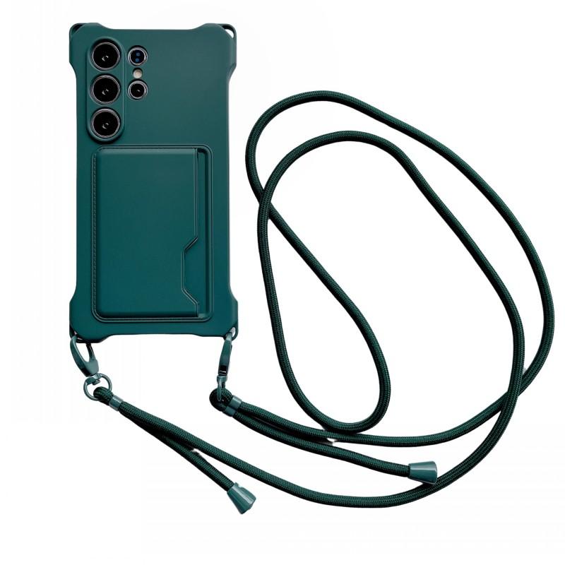 Strap Wallet Case For Samsung Galaxy S25 Ultra A35 A55 A15 A16 S24 FE S25 Plus Shockproof Card Slot Crossbody Neck Lanyard Cover