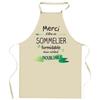Kitchen Apron - Unforgettable Sommelier Thank You - Durable Cotton - France DTG Printing - Adjustable Ties