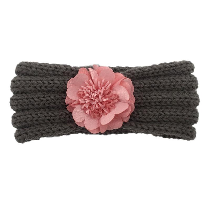 New Baby Hair Accessories Autumn and Winter Warm Headscarf Children's Knitted Headband Hand-woven