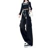 2025 Women's High Waist Wide Leg Denim Jeans - Retro, Slimming, Loose Fit, Plus Size, Spring/Autumn