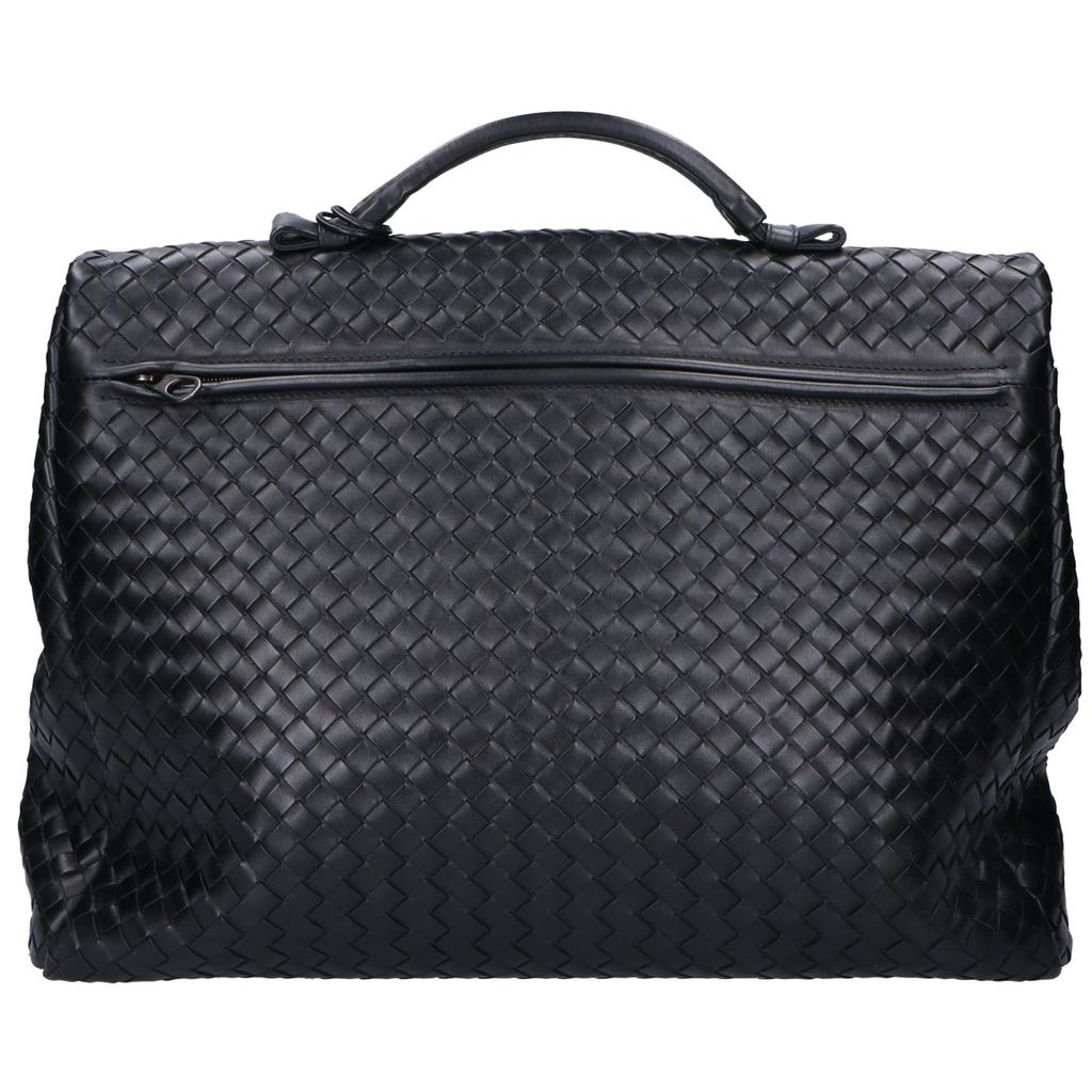 Bottega Veneta 122139 Intrecciato Business Bag Briefcase blackUsed