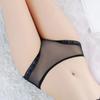 Women's See Through Lingerie Mesh Briefs Knickers Undergarments Lace Sheer Panties Sexy Underwear