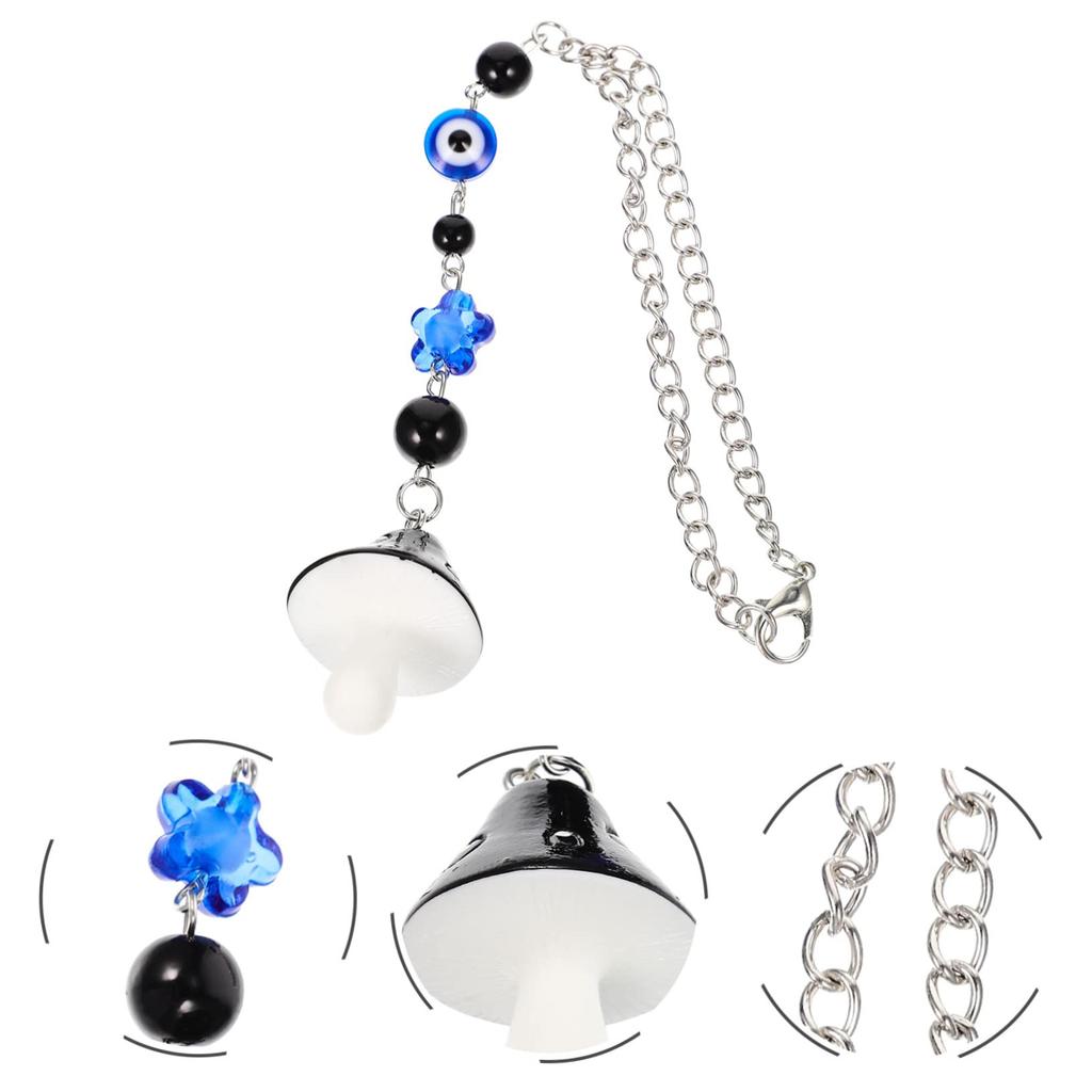 VICASKY 2pcs Mushroom Ornaments Natation Accelios Mushroom Pendant Home Accessories Fan Parts and Accessories