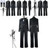 Before Nightmare The Christmas Jack Skellington Stripe Halloween Cosplay Kostüm