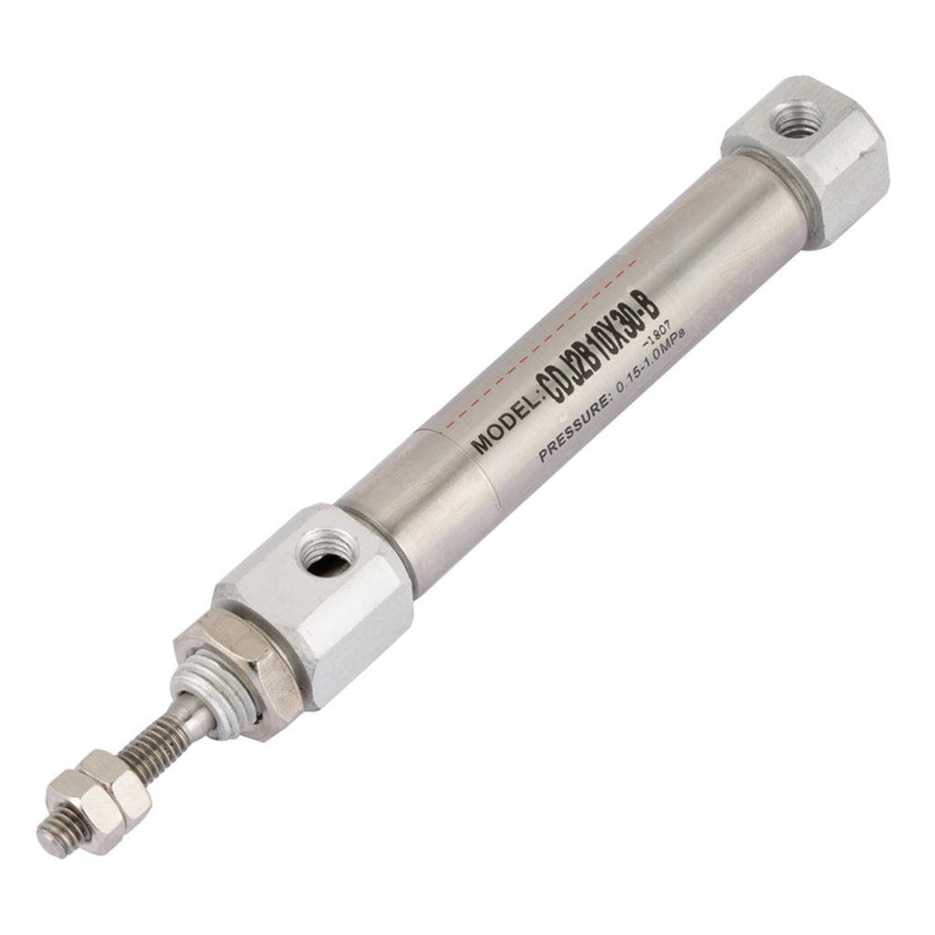 CDJ2B10 30B 10mm Durchmesser 30mm Hub doppeltwirkender Pneumatikzylinder aus Edelstahl