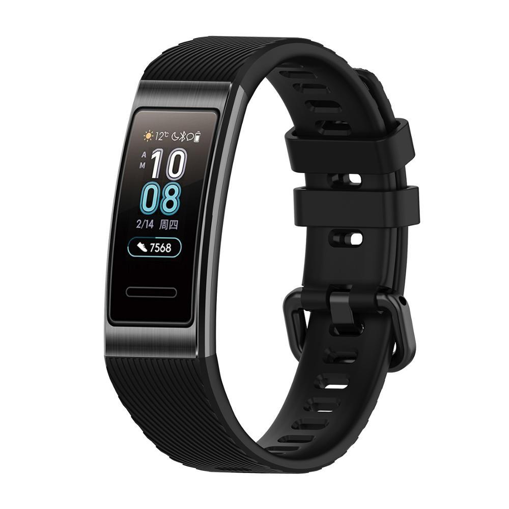 

Для Huawei Band 4 Pro Годинник Ремінець на зап ястя Для Huawei Band 3/3 Pro Спортивний ремінець 4 pro TER -B29S чорний