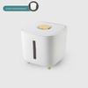 Large Capacity 5KG Rice Bucket With Measuring Cup Rice Sealed Jar Cereals Dispenser  Dry Food