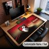 Large Mouse Pad Bournemouth Football Print Custom Name Text Desk Mat for Office Gaming