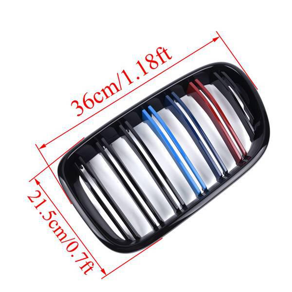 Paar Sport-Netz-Nierengitter vorne für 2010-2014 BMW X3 F25 Haube