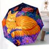 1pc Fantasy Forest Cat Automatic Open/close, All-Season Portable Folding Umbrella for Friends, Travel, Everyday, Events Yy250812225
