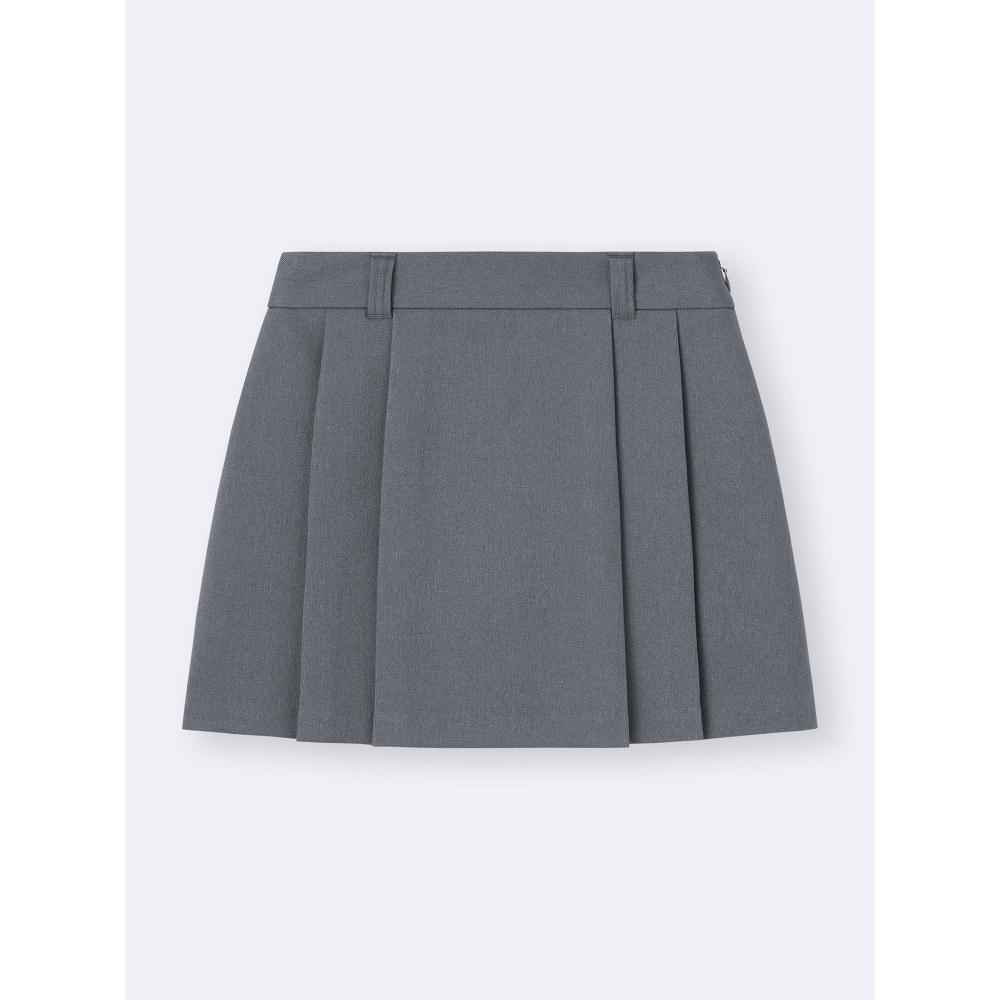 Gu By Uniqlo Side Pleated Skirt