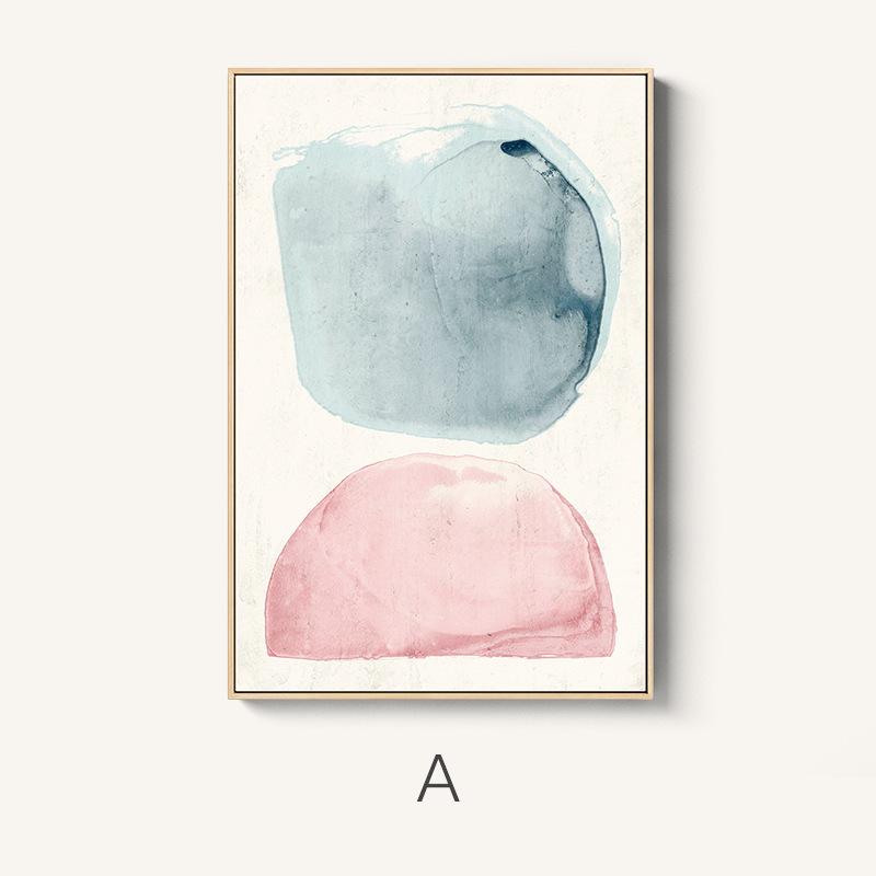 

Абстрактная декоративная картина для гостиной, спальни, подвесная картина, диван, фон, настенная живопись, розовый вход, детская комната 21*30cm