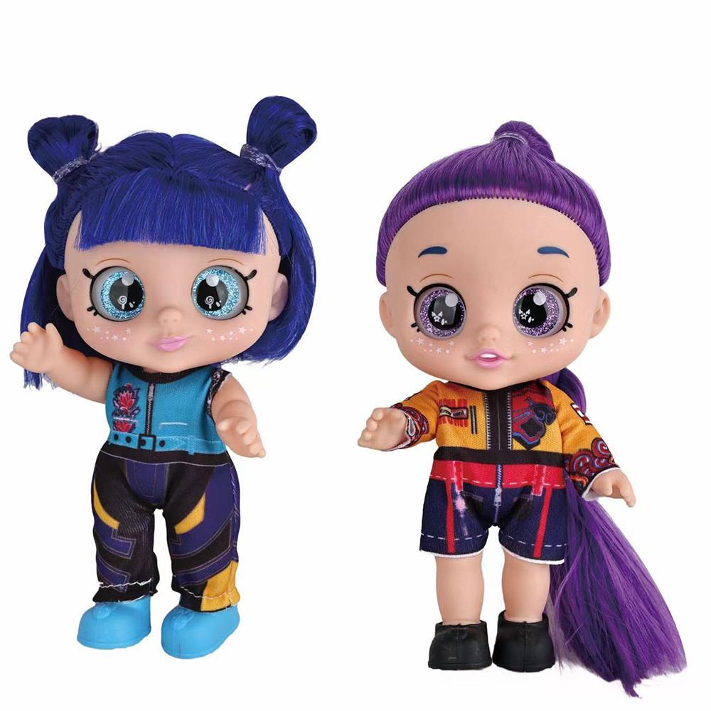 Kpop Demon Hunters Rumi Mira Zoey Mini Doll Plastic Toy With Weapons For Collectors