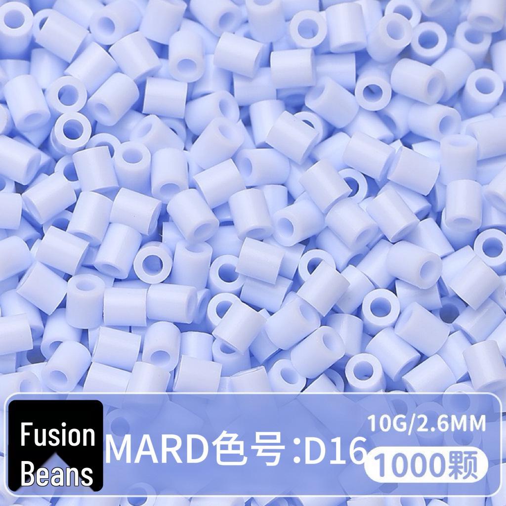Confezione di Ricarica Perline Termofusibili da 264 Colori - 1000 Perline, 2,6 MM, Materiali per Puzzle 3D Fai da Te