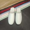 Spring & Autumn Lambskin Leather Slippers - Japanese Style Indoor Couple Slippers for Home & B&B Vacations