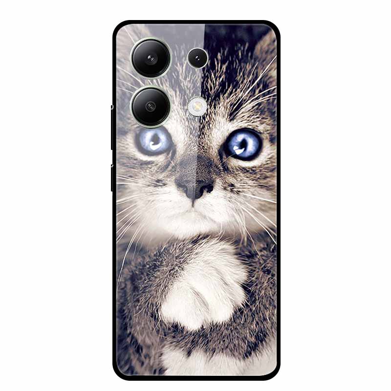 For Xiaomi Redmi Note 13 5G Phone Case Soft Bumper Tempered Glass Hard Back Cover Case For Redmi Note 13 Pro Case Note13 Pro Bag