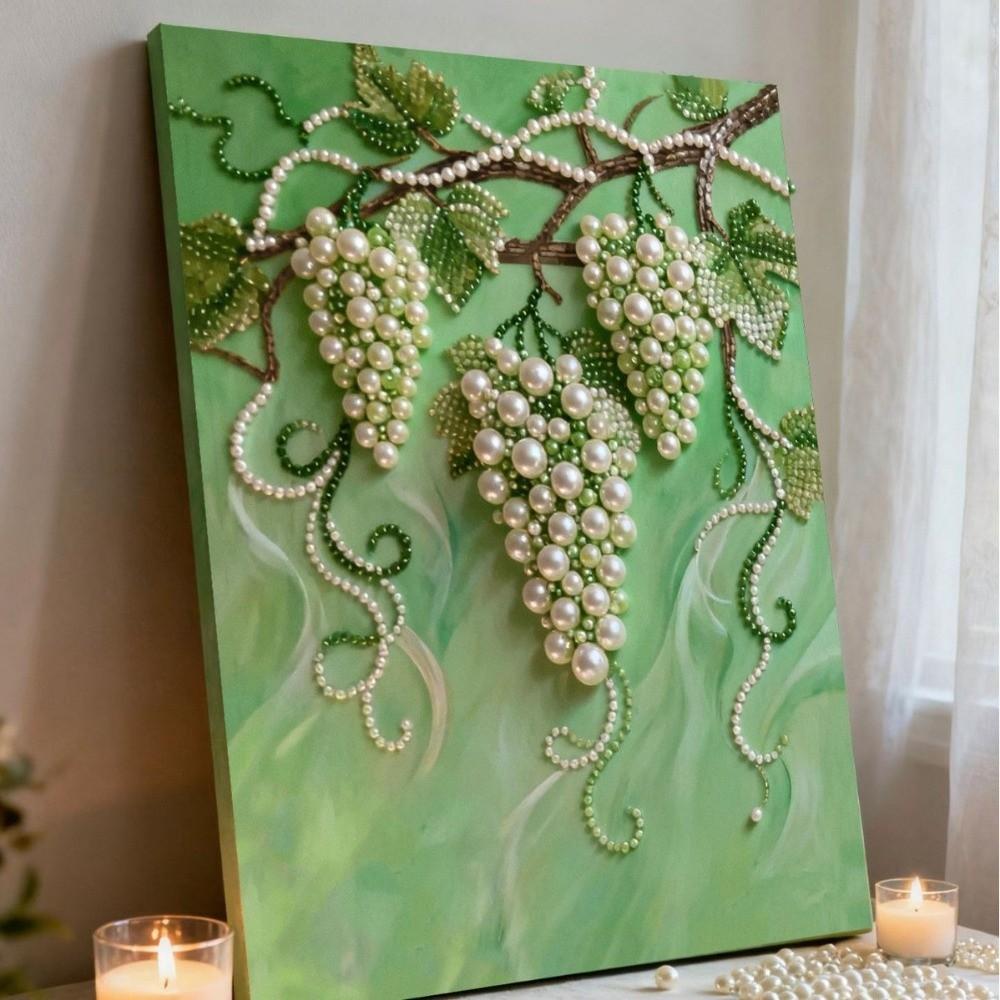 3D Pearl Painting Kit Sparkling DIY Pearl Painting Kit DIY Floral DIY Painting Art Kit  Room Decor