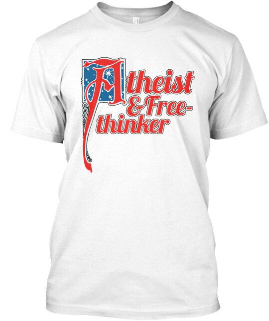 Футболка  Атеист и Свободомыслящий , Сделано в США, Размеры от S до 5XL 4XL