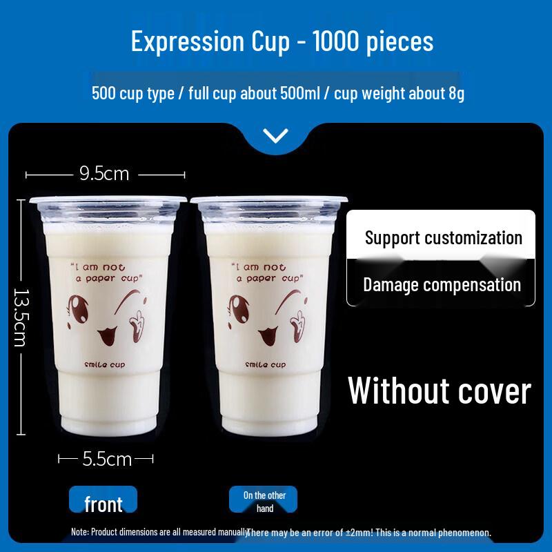 Disposable Transparent Beverage Cups with Lids
